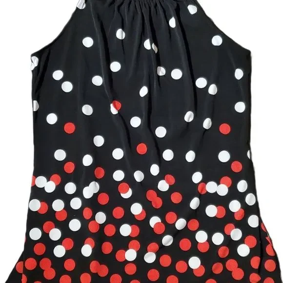 🌺 3/25 tank top, polka dot blouse, sle - Picture 3 of 6